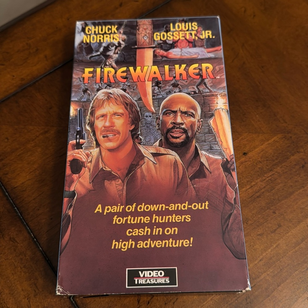 2/$5 Fire Walker Chuck Norris/Louis Gossett JR VHS Movie